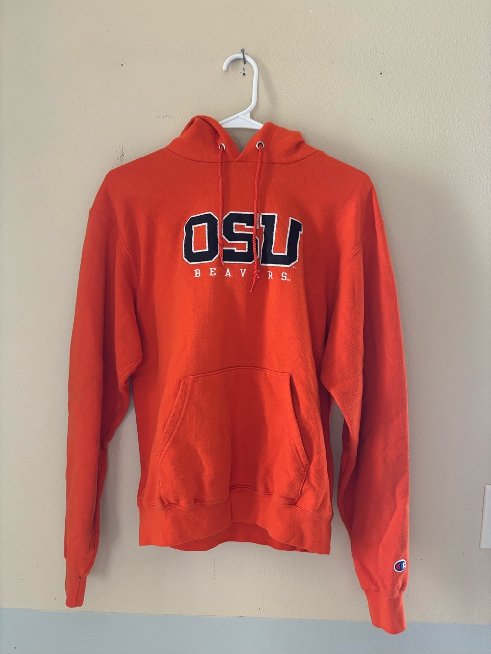 Champion Orange OSU Beavers Crewneck Hoodie